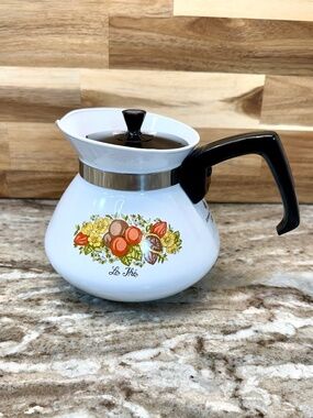 Corning Ware Spice O' Life Stove Top Tea Kettle ☕🍎 P‑104 | 6 Cup Le The